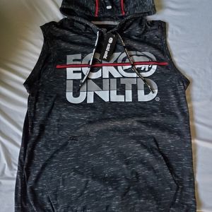 MEN ECKO UNLTD SLEVELESS HOOD,  SIZE: MEDIUM, COLO